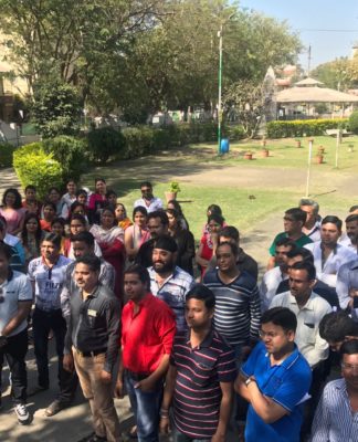 Parents meet with representatives of Indore Parents Association. parental support in education